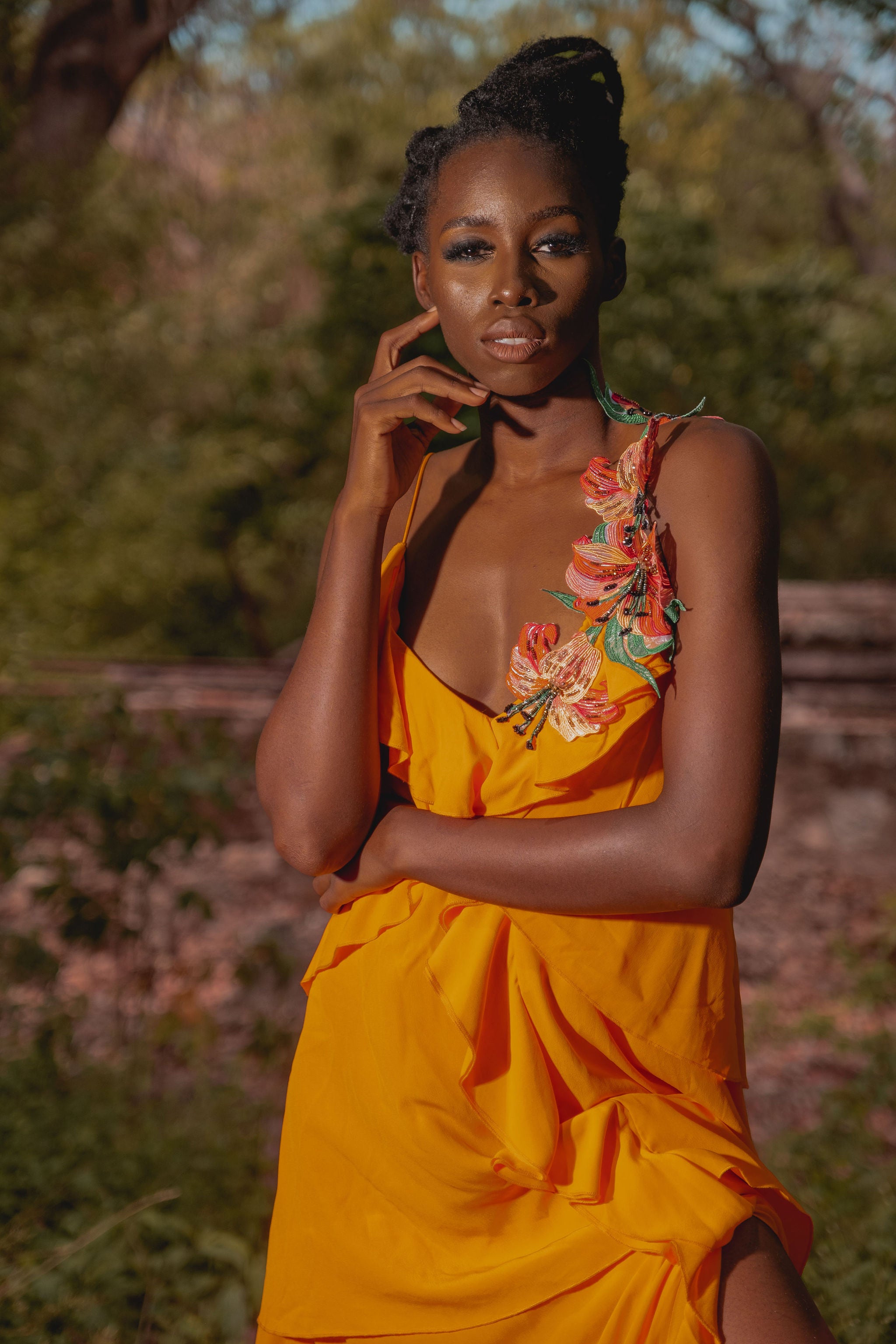 sunset maxi dress Malibu Sunset