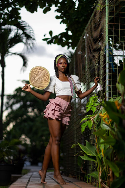 Samba | Ruffle detail shorts