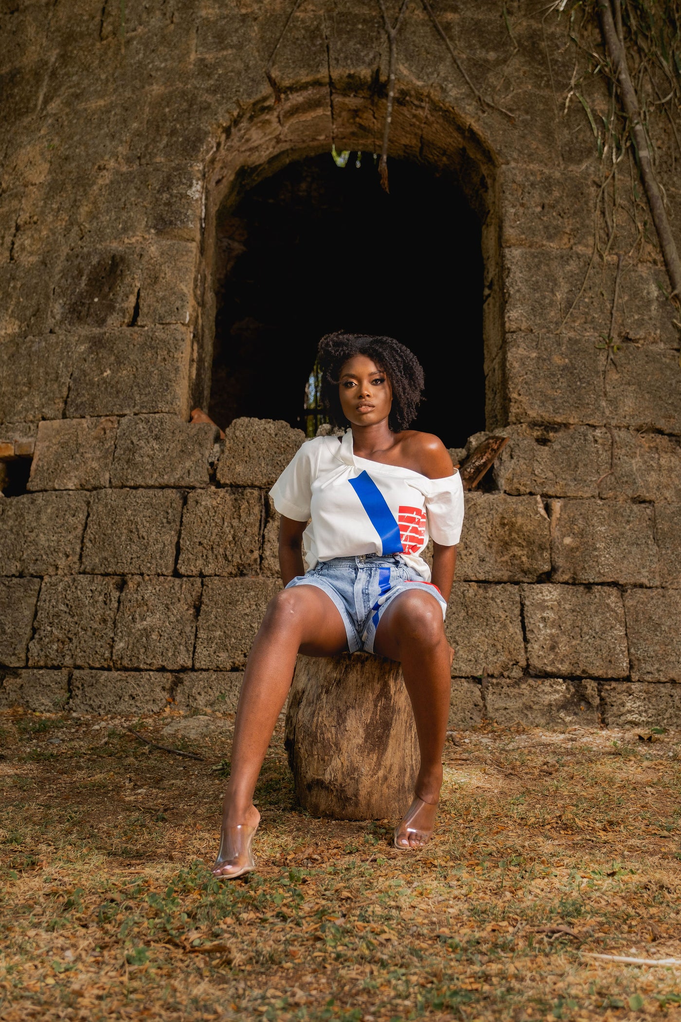 Cape Verde | Denim short Set