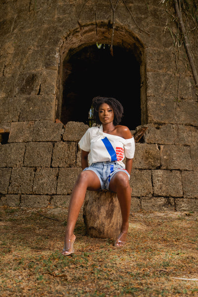 Cape Verde | Denim short Set